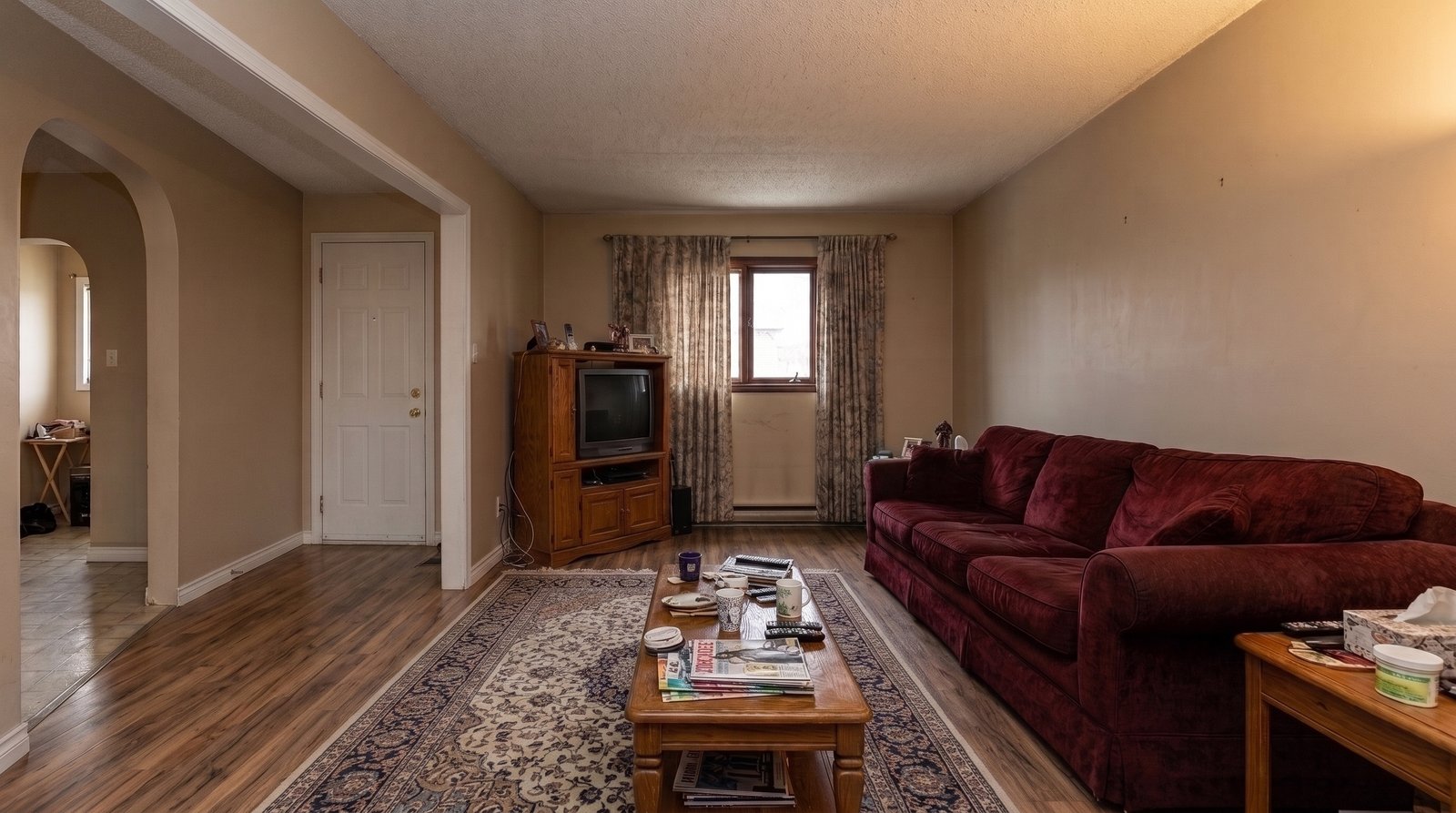 Living room before painting